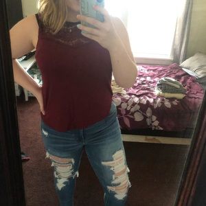 Maroon Tank Top